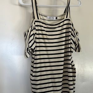 Ava Sky striped Blouse in medium